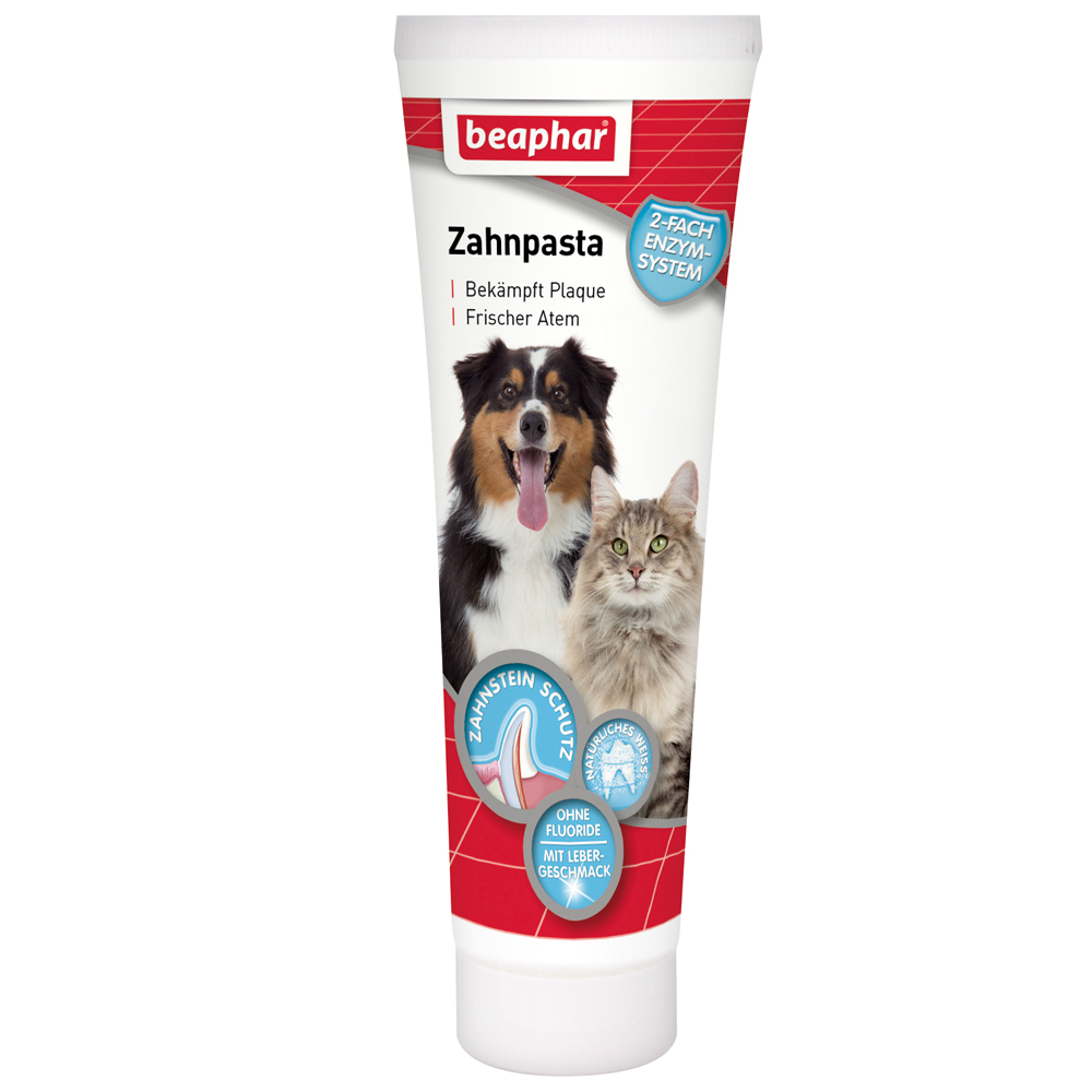 2x100g Dentifrice beaphar chien et chat - Soin Dents et genc